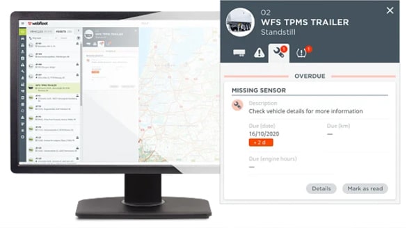 Webfleet Tyre Pressure Monitoring System 4 sensor min