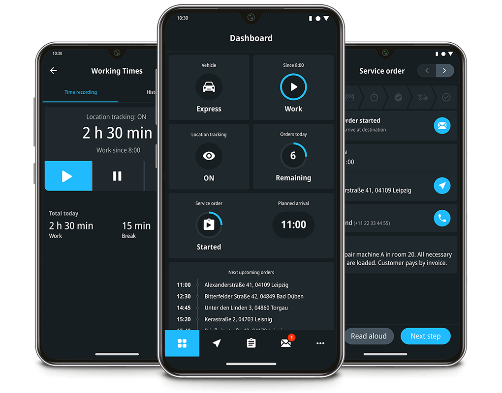 WEBFLEET Work App